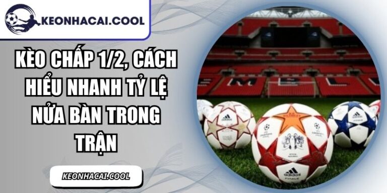 Kèo Chấp 1/2, Cách Hiểu Nhanh Tỷ Lệ Nửa Bàn Trong Trận 4 Kèo Chấp 1/2