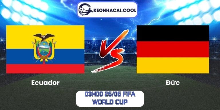 Ecuador vs Đức